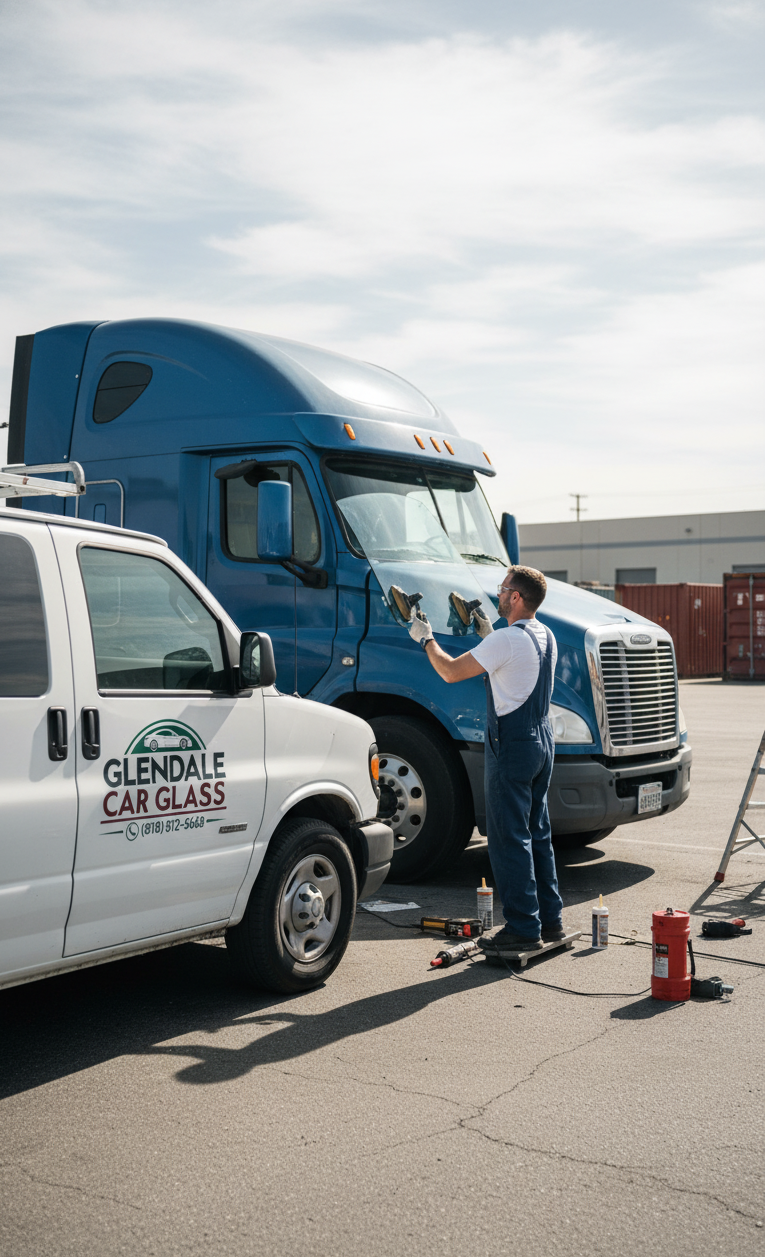 commercial-auto-glass-repair-by-glendale-car-glass